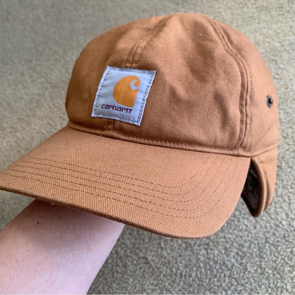 Carhartt Caramel Winter Cap with Ear Flaps